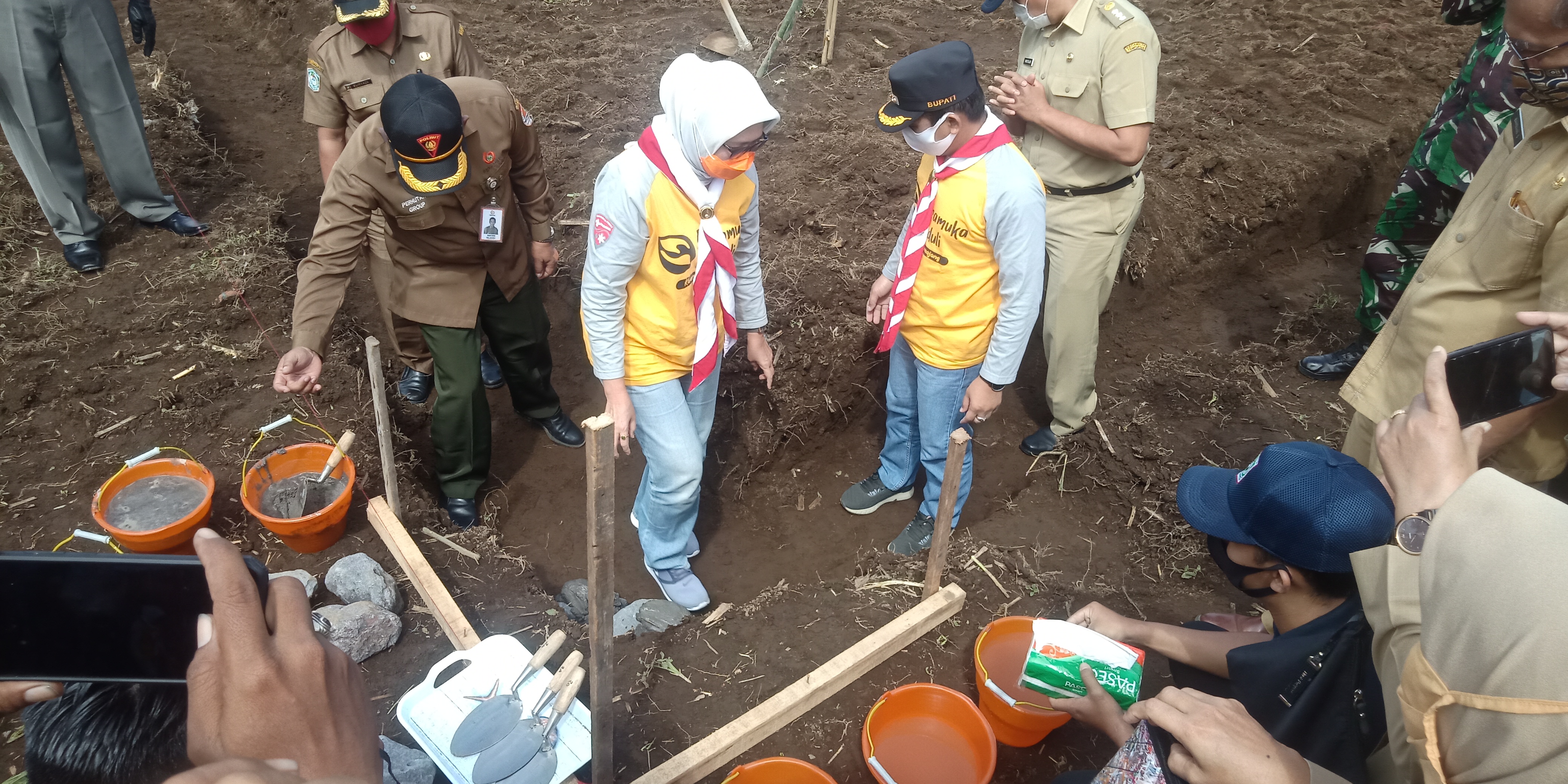 Peletakan Batu Pertama Bumi Perkemahan Glagaharum